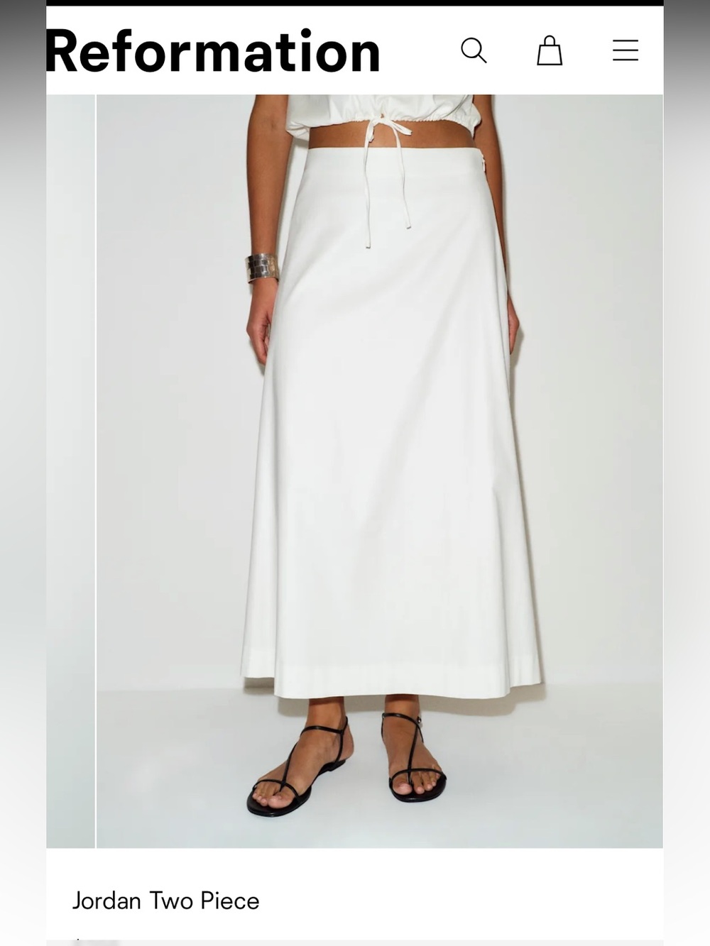 Brand New Reformation Jordan Two Piece - Picture 3 of 5